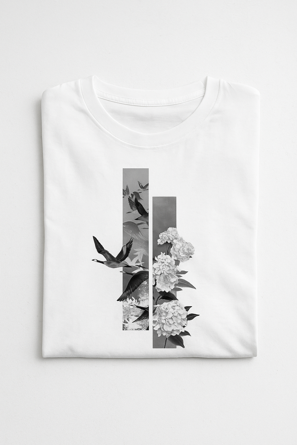 Premium Over Sized T shirt With Minimal Florist Design