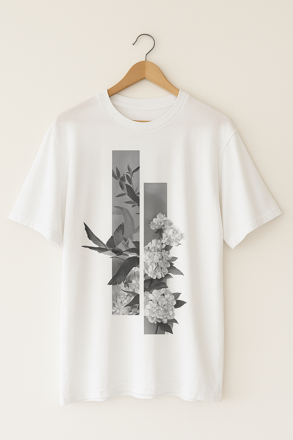 Premium Over Sized T shirt With Minimal Florist Design