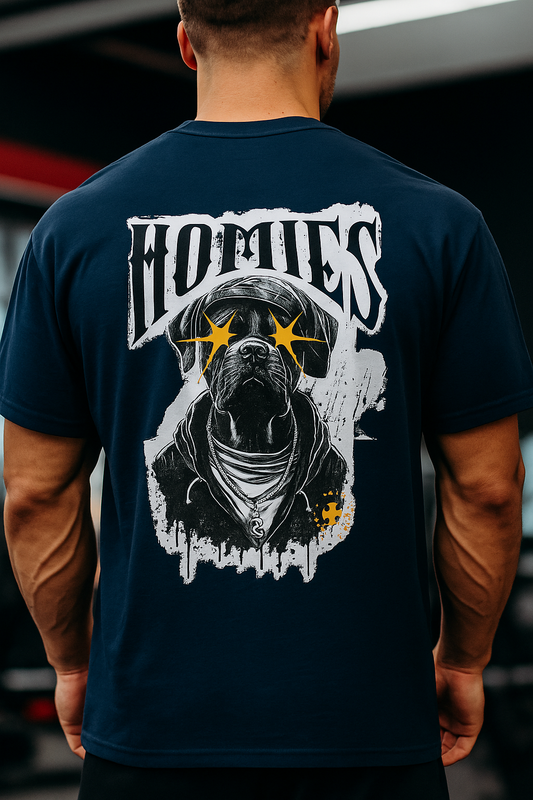 Over Sized T shirt With A Urban Street Graphics
