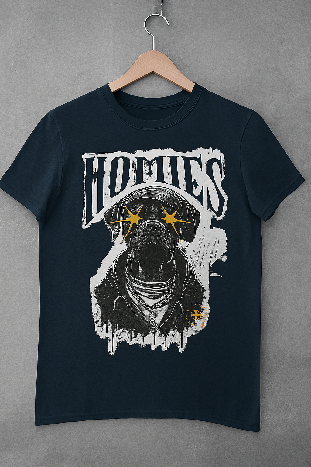Over Sized T shirt With A Urban Street Graphics