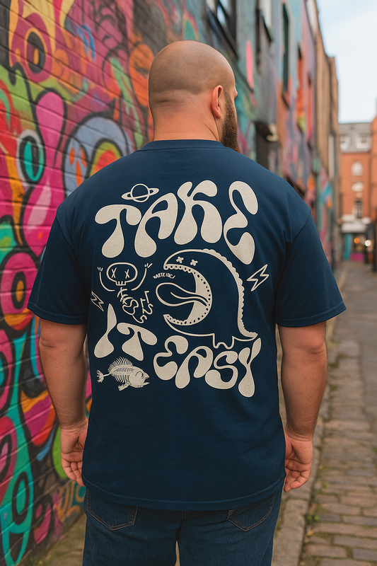 Premium Oversized Tshirt With A Minimal Funny Design