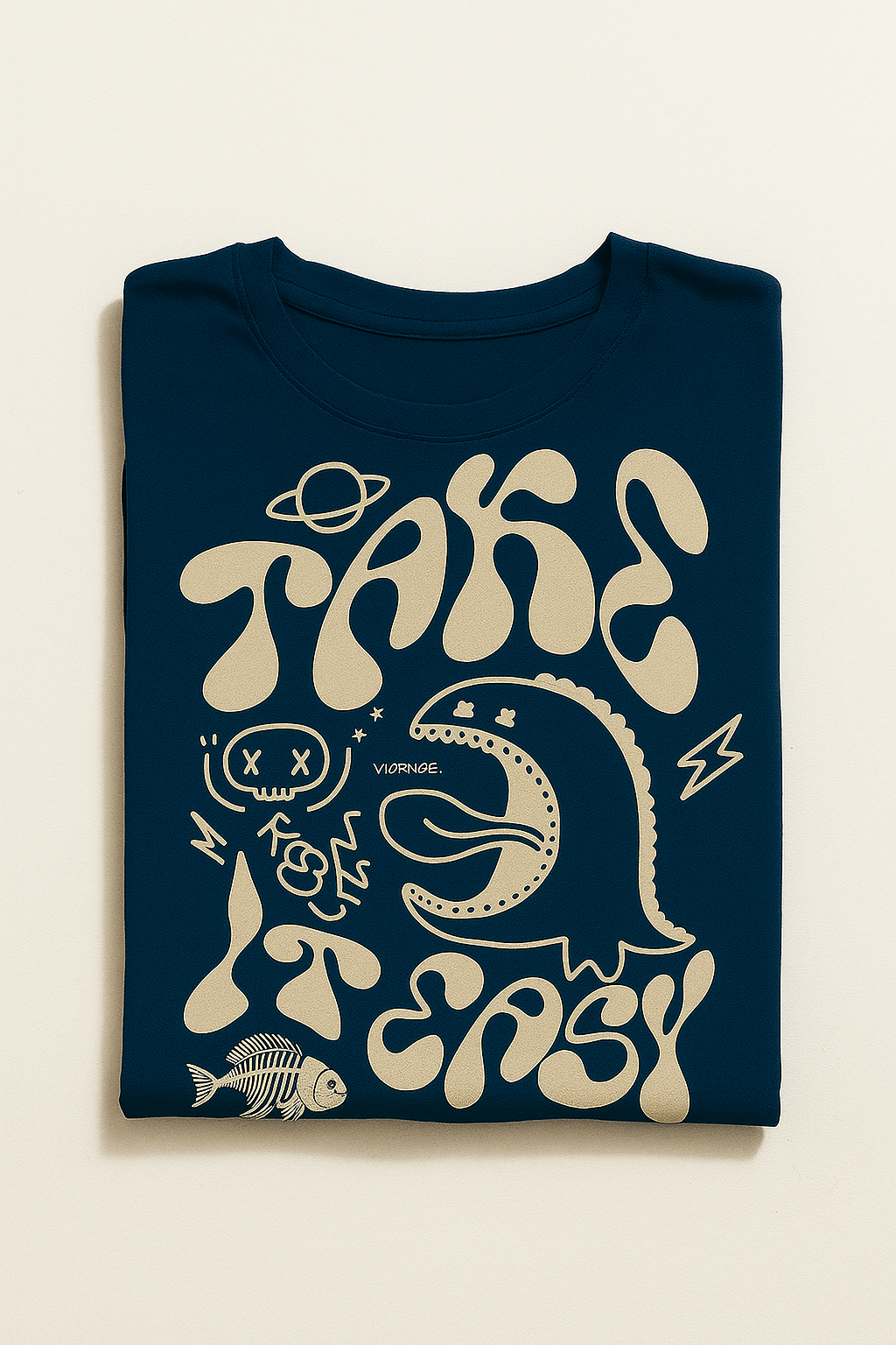 Premium Oversized Tshirt With A Minimal Funny Design